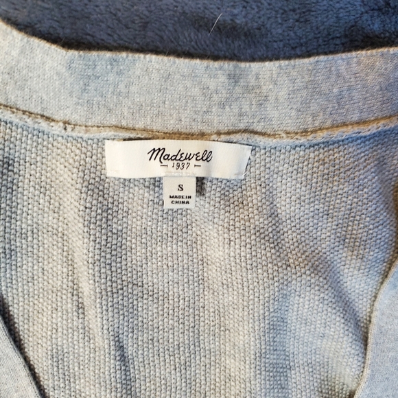 Madewell NWOT Inlet Gold Stripe Knit Cardigan - Picture 3 of 5